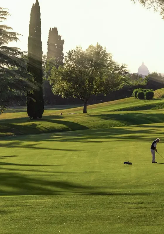 Der findes flere gode golfbaner i Rom