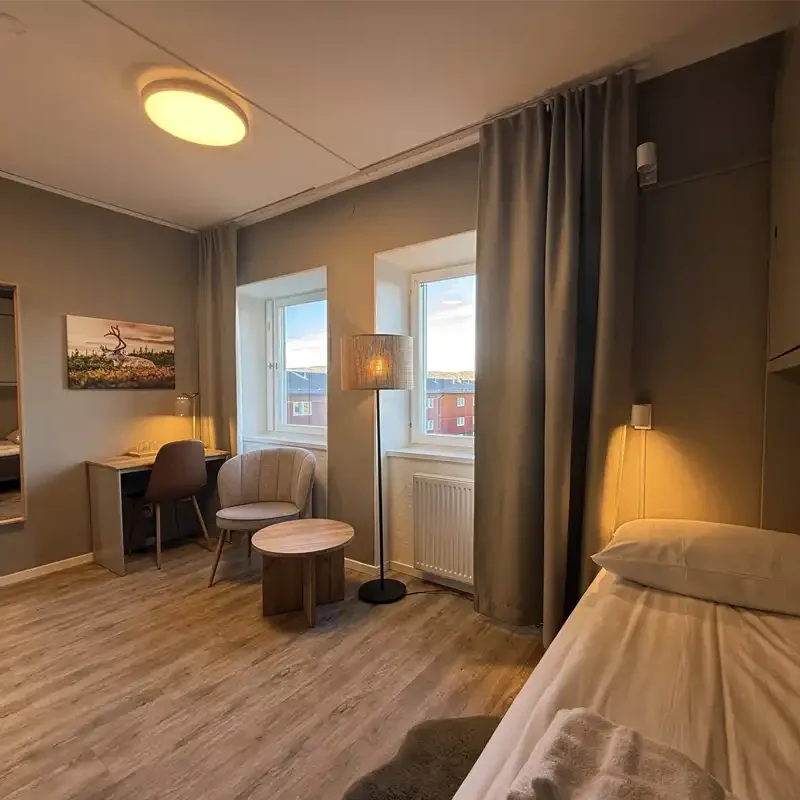 Værelse på Högfjällshotell